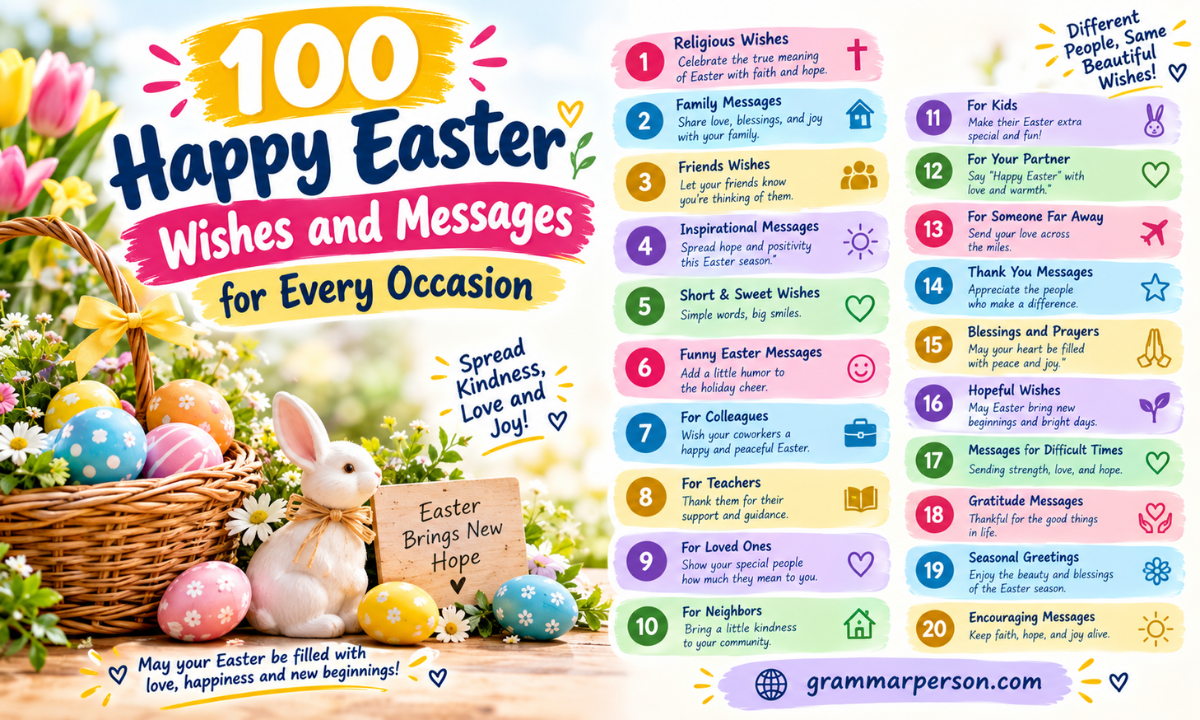 100+ Happy Easter Wishes and Messages for Every Occasion